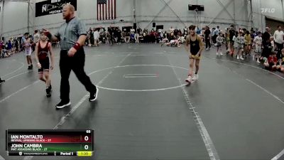 68 lbs Semis (4 Team) - Ian Montalto, Revival Uprising Black vs John Cambra, Mat Assassins Black