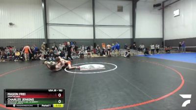 182 lbs Cons. Semi - Mason Frei, Unattached vs Charles Jenkins, Whatcom Wrestling Academy - Hamster-Style