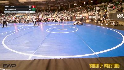 130 lbs Round Of 16 - Alex Leon, Cory Clark Wrestling vs Nico Murillo, Sanderson Wrestling Academy