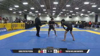 Tadiyah William Danforth vs Lukas Freitas Pessoa 2026 Pan IBJJF Jiu-Jitsu No-Gi Championship