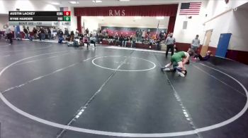 138 lbs Cons. Round 7 - Austin Lackey, Kelly Walsh vs Ryne Harder, Pinedale