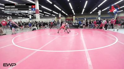 138 lbs Consi Of 32 #2 - Brian Cano, Takedown-City Wrestling vs Tyler Hatcher, Grind Wrestling Club