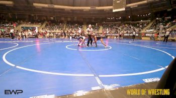 102 lbs Round Of 16 - Prestigious Wiesner, Hays Wrestling Club vs Sydney Daxberger, New England Gold