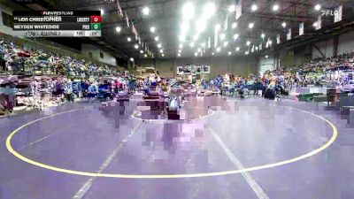 285 lbs Cons. Round 2 - Heyden Whiteside, Piedmont vs Levi Christopher, Liberty