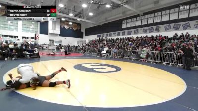 145 lbs Cons. Round 2 - Olivia Cherian, La Serna vs Devyn Kripp, Poly/Long Beach
