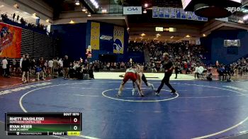 150 lbs Cons. Round 6 - Ryan Meier, Blair Academy vs Rhett Washleski, Hunterdon Central Reg