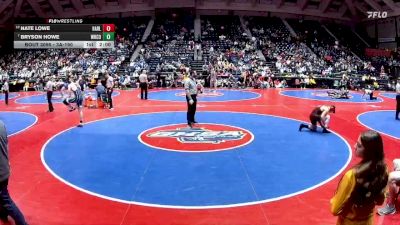 3A-190 lbs Champ. Round 1 - Bryson Howe, White County vs Nate Lowe, Harlem