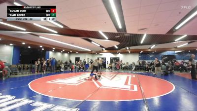 53 lbs Cons. Round 2 - Logan Burt, Buzzsaw Wrestling Club vs Liam Lopez, Cougar Wrestling Club