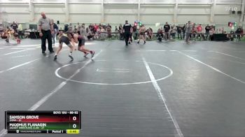 88-92 lbs Semifinal - Samson Grove, SHWA vs Maximus Flanagin, Jacket Wrestling Club
