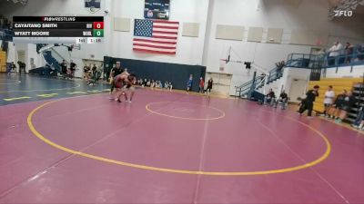 110 lbs Quarterfinal - Wyatt Moore, Worland Middle School vs Cayaitano Smith, Riverton Middle School