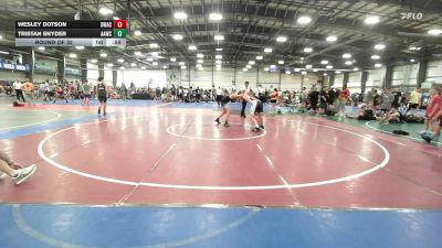 142 lbs Round Of 32 - Wesley Dotson, Donahue Wrestling Academy - MS vs Tristan Snyder, All American Wrestling Club - MS
