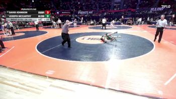 2A 150 lbs Cons. Round 1 - Joseph McCarthy, Niles (Notre Dame) vs David Johnson, Evergreen Park