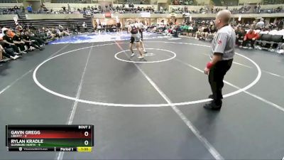 145 lbs Quarterfinals (8 Team) - Rylan Kradle, Glenbard North vs Gavin Gregg, Liberty