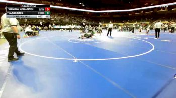 120 Class 4 lbs Cons. Round 2 - Jacob Bals, Ft. Zumwalt North vs Kamdon Vonholten, Raymore-Peculiar