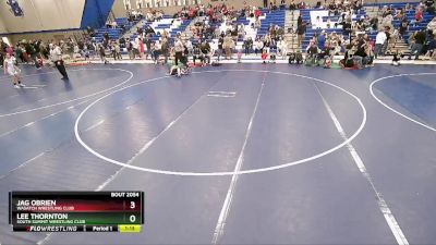 60 lbs 1st Place Match - Lee Thornton, South Summit Wrestling Club vs Jag OBrien, Wasatch Wrestling Club