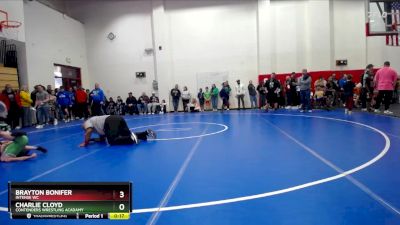 70 lbs Cons. Round 2 - Brayton Bonifer, Intense WC vs Charlie Cloyd, Contenders Wrestling Acadamy