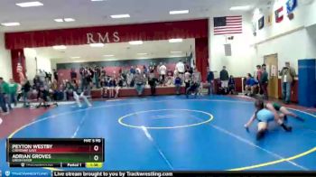 138 lbs Champ. Round 2 - Adrian Groves, Green River vs Peyton Westby, Cheyenne East