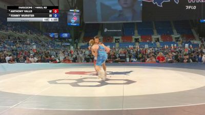 120 lbs Semis - Anthony Valls, NY vs Tommy Wurster, OH