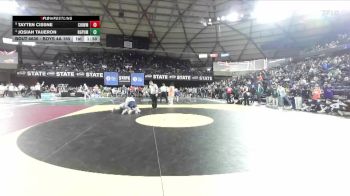 Boys 4A 165 lbs Quarterfinal - Tayten Cissne, Chiawana vs Josiah Taijeron, Rogers (Puyallup)