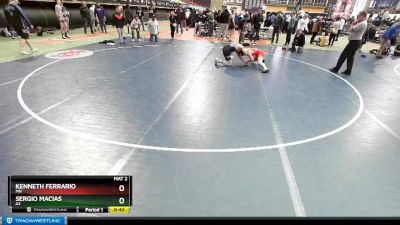 130 lbs 3rd Place Match - Sergio Macias, AZ vs Kenneth Ferrario, MN