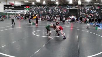 138 lbs Cons. Round 3 - Tate Kitchen, York Wrestling Club vs Om Patel, Republic County