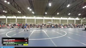 97 lbs Round 3 (4 Team) - Deklen Aldrich, Middleton Wrestling Club vs Manny Marquez, Hammer Heads