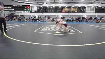 165 lbs Semifinal - Carter Mock, Heidelberg vs Justin Lim, Chicago