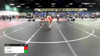 160 lbs Consolation - Timothy Cowan, CA vs Hayden Trezek, MO