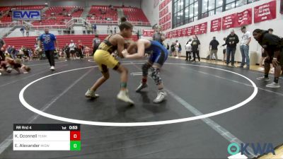 83 lbs Rr Rnd 4 - Kellen Oconnell, Team Guthrie Wrestling vs Elijah Alexander, Midwest City Bombers Youth Wrestling Club