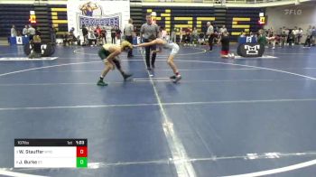 107 lbs Semifinal - Wyatt Stauffer, Wyoming Seminary vs JoJo Burke, St. Joseph Regional-NJ