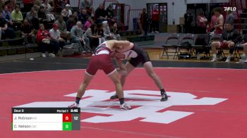 141 lbs Joshua Robison, North Central vs Cole Nelson, Carthage College