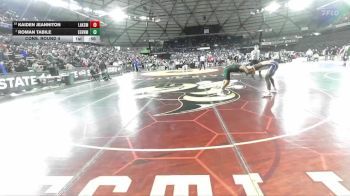 Boys 3A 175 lbs Cons. Round 4 - Roman Tabile, Evergreen (Vancouver) vs Kaiden Jeanniton, Lakes