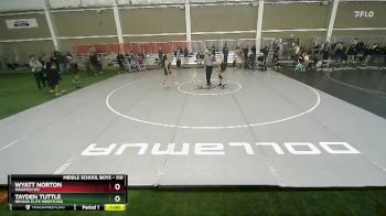 110 lbs Cons. Round 2 - Wyatt Norton, Wasatch WC vs Tayden Tuttle, Nevada Elite Wrestling