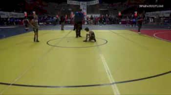 63 lbs Champ. Round 1 - Tanner Baxter, California vs Wyatt Webb, California