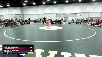 120 lbs Round 2 (8 Team) - Hunter Jauregui, California Red vs Trenton Richwine, Kansas Red