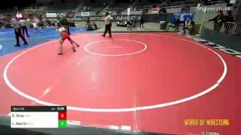 77 lbs Consi Of 8 #1 - Chase Gray, Purler Wrestling Academy vs Layne Martin, Michigan Grappler RTC