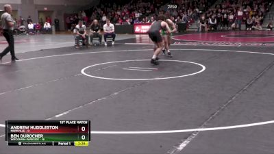 157 lbs Finals (2 Team) - Ben Durocher, Wisconsin-Parkside vs Andrew Huddleston, Maryville