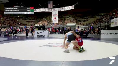 All Cadet Boys Freestyle Lower - 113 lbs Champ. Round 3 - Zane Hernandez, Silver Creek High School Wrestling vs David McClurg, Granite Wrestling Club