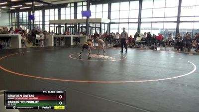 B-13 lbs 5th Place Match - Grayden Gattas, Hawkeye Wrestling Academy vs Parker Youngblut, DC Elite