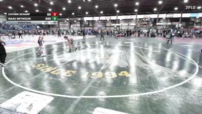 100 lbs Semifinal - Isaac Reynolds, Windy City Wrestling Club vs Cayden Scharf, Dickinson Wrestling Club