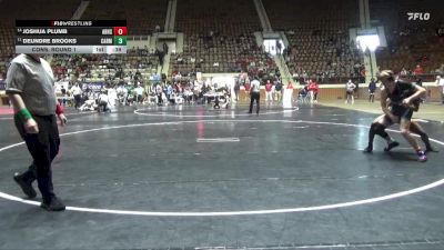 7A 150 lbs Cons. Round 1 - Joshua Plumb, Alma Bryant vs Deundre Brooks, Carver Montgomery HS