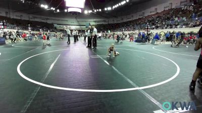 46 lbs Round Of 64 - Ayden Taylor, Clinton Youth Wrestling vs Anna Orso, Sulphur Youth Wrestling Club