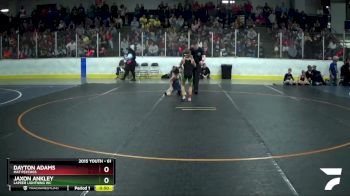 61 lbs Cons. Round 5 - Dayton Adams, Mat Psychos vs Jaxon Ankley, Lapeer Lightning WC