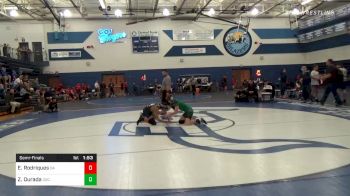 106 lbs Semifinal - Ethan Rodriques, Broken Arrow vs Zach Ourada, Skutt Catholic