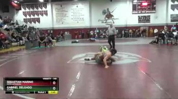 145 lbs Semifinal - Gabriel Delgado, SLAM B vs Sebastian Marino, Faith Lutheran