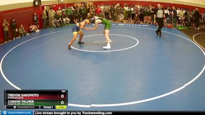 145-148 lbs Semifinal - Trevor Sakomoto, Punahou Boys vs Carson Palmer, Sunnyslope High School