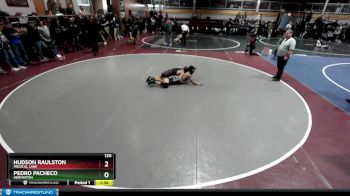 120 lbs Champ. Round 1 - Hudson Raulston, Medical Lake vs Pedro Pacheco, Hermiston