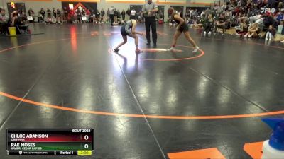 JV-7 lbs Round 1 - Rae Moses, Xavier, Cedar Rapids vs Chloe Adamson, Linn-Mar