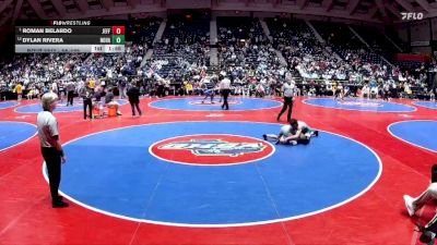 3A-132 lbs Semifinal - Roman Belardo, Jefferson vs Dylan Rivera, North Hall