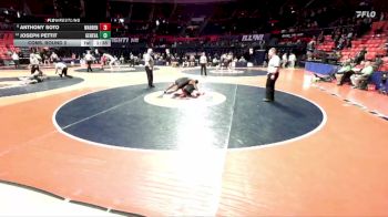 3A 285 lbs Cons. Round 2 - Anthony Soto, Gurnee (Warren) vs Joseph Pettit, Geneva